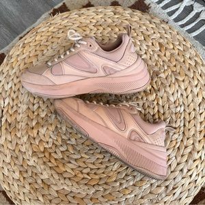 Zara Chunky Peachy Pink Tan Sneakers